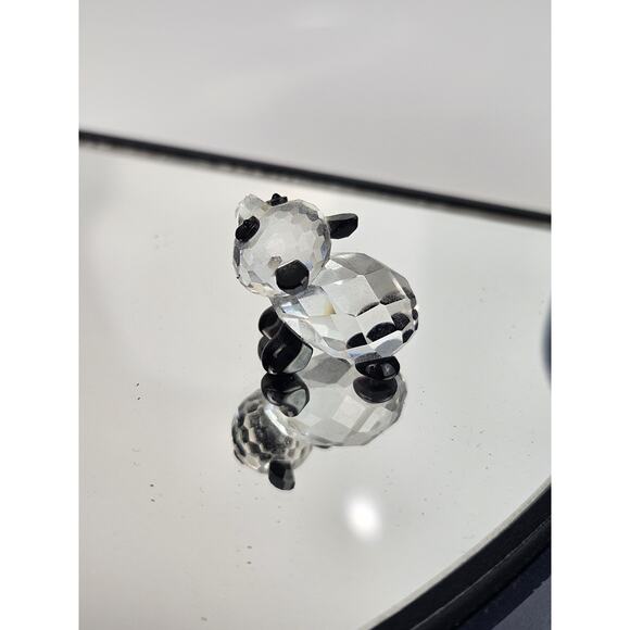 Swarovski Crystal Pand Baby Bear Figurine #7611 w/ Original Box Collectible - Picture 8 of 15